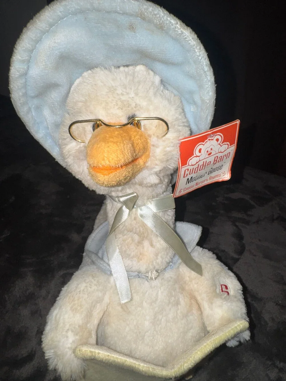 NWT Cuddle Barn Mother Goose Plush Blue Nursery Rhyme Soft Toy